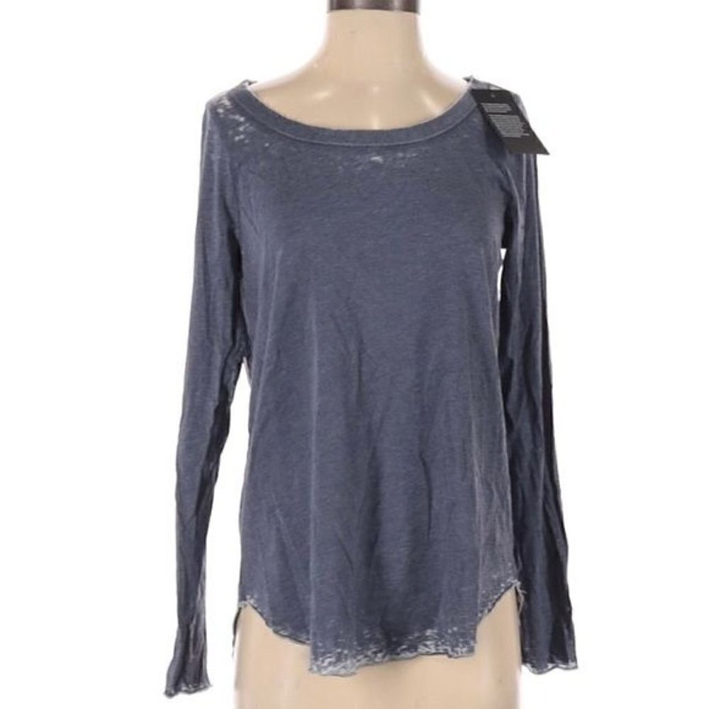Chaser Distressed Long Sleeve Shirt NWT